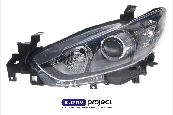 Фара левая под электрический корректор Mazda 6 2012-2015 (TYC / Тайвань)