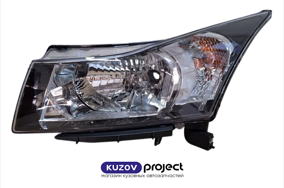 Фара левая с электрическим корректором Chevrolet Cruze 2008-2012 (Китай)