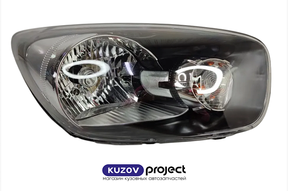 Фара правая с механическим корректором Kia Picanto 2011-2015 (Китай)