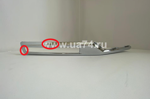 Молдинг туманки (ДХО) правый хром Chery Tiggo 8 2018- (Китай / Трещина / Поврежден хром) Дисконт 50%